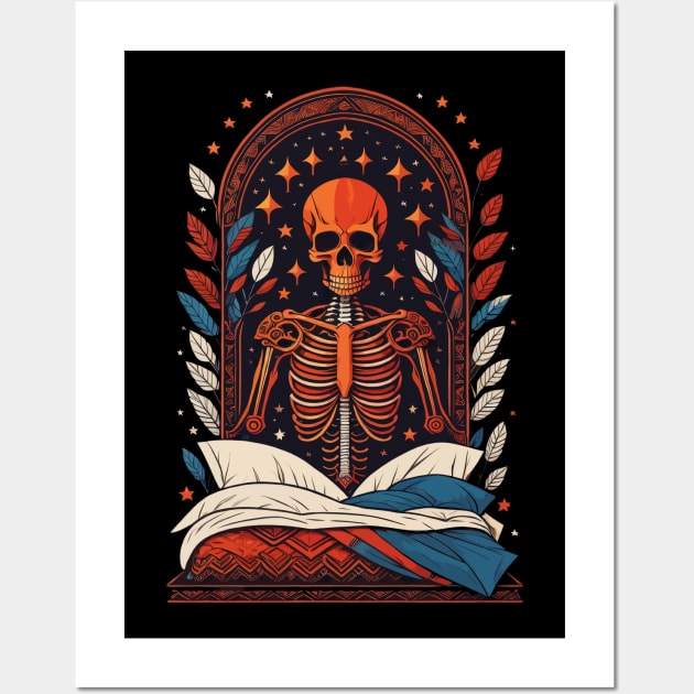 Wisdom Skeleton Wall Art by DeathAnarchy